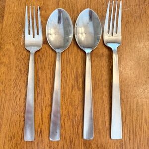 Cambridge Stainless Steel Flatware Replacement Pcs 2 Spoons 1 Fork 1 Salad‎ Fork